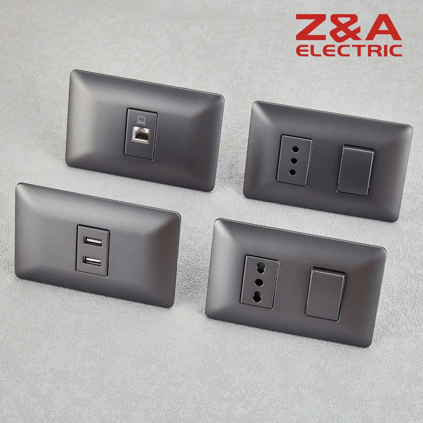 Hot Sell Modern Designe American and Italy Standard Wall Switch and Socket