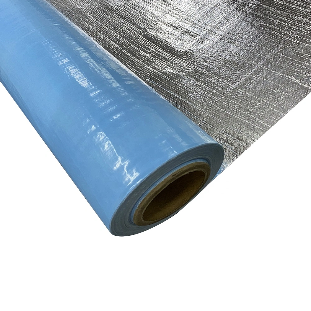 Insulation Pitched Roof Wall Vapor Barrier Metalized Film with Woven Roof Sarking