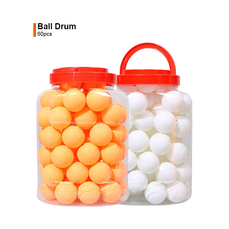 White /Qrange 3 Star Tennis Table Balls Ping Pong Balls for Training in Barrel