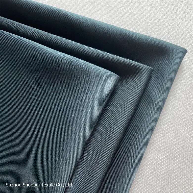 Polyester 2/1 Twill Shu Mei Silk Fabric with Anti-Static for Suit and Jacket