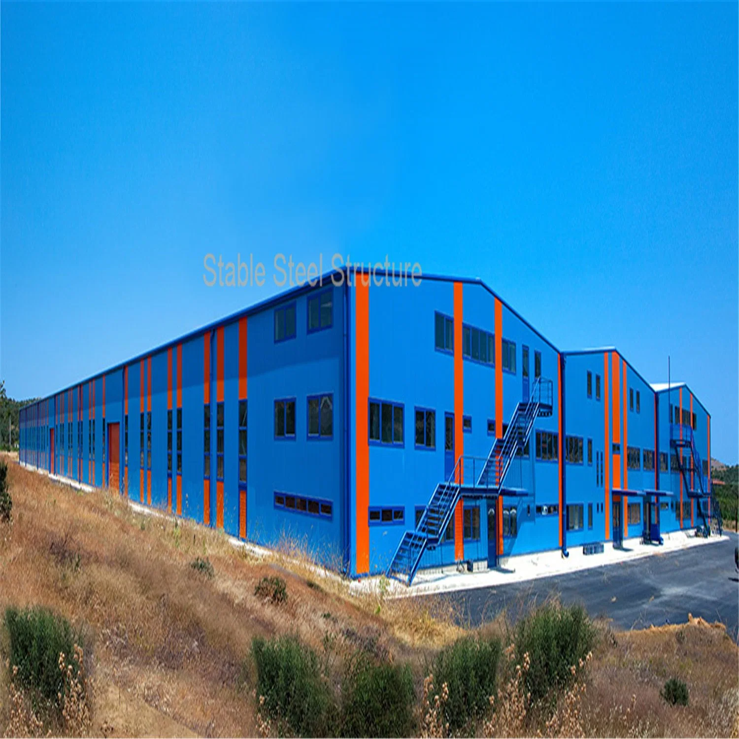 High quality/High cost performance  Prefab Steel Structure Frame Portable Metal Prefabricated Building