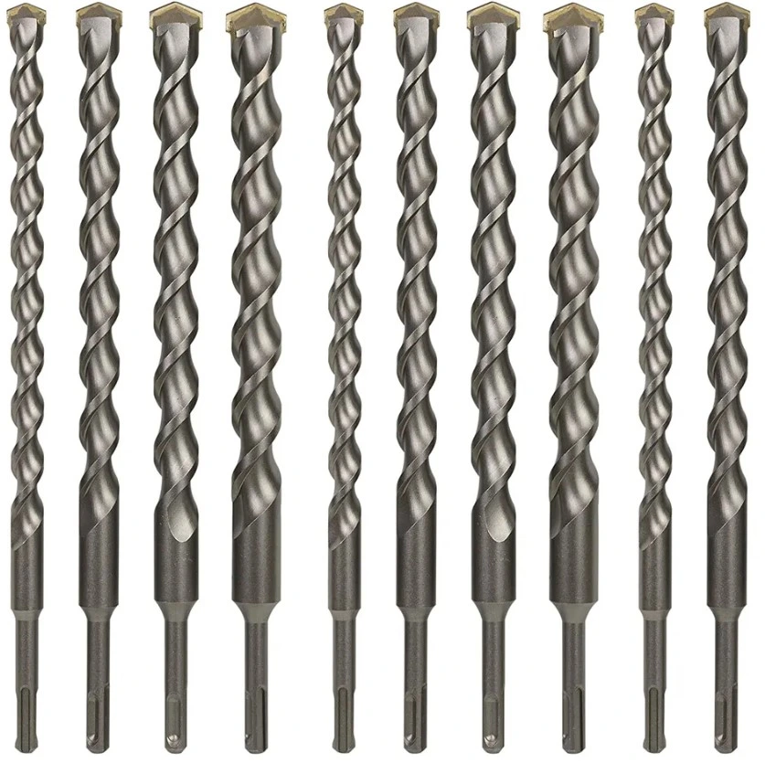 160mm Electric Hammer Drill Bits Cross Type Tungsten Steel Alloy SDS Plus Drill Bits for Masonry Concrete