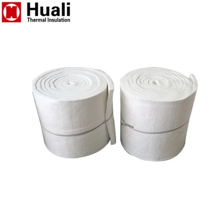 Sound Absorption Thermal Insulation Ceramic Wool Blanket 128 Density Ceramic Fiber Heat Mat for Kiln