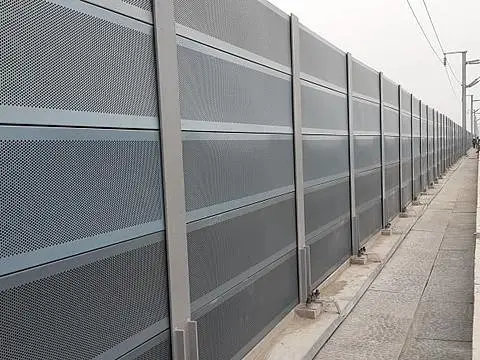 Ruido de la carretera Barreras de sonido de la autopista de aislamiento de la construcción de la Decoración de pared