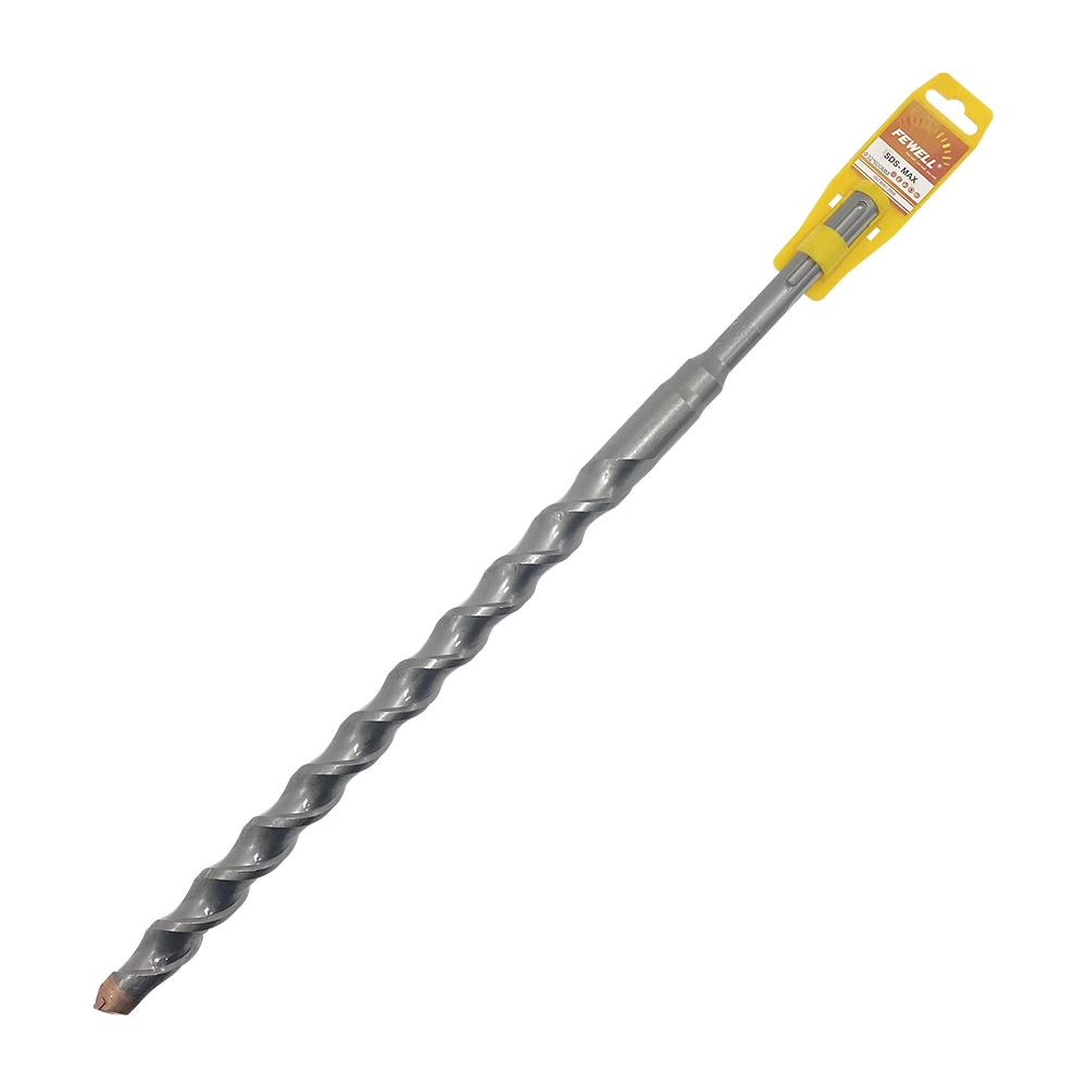 Broca de percussão elétrica SDS Plus 32 * 600 mm com ponta de carboneto única Para perfuração de granito Wall Rock em betão