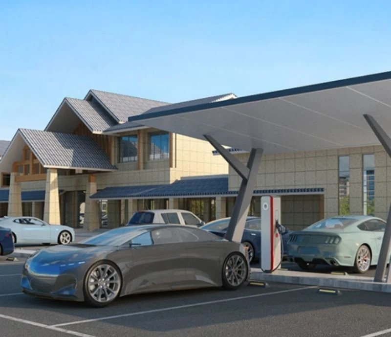 New Fully Liquid-Cooled Super EV Charging Station