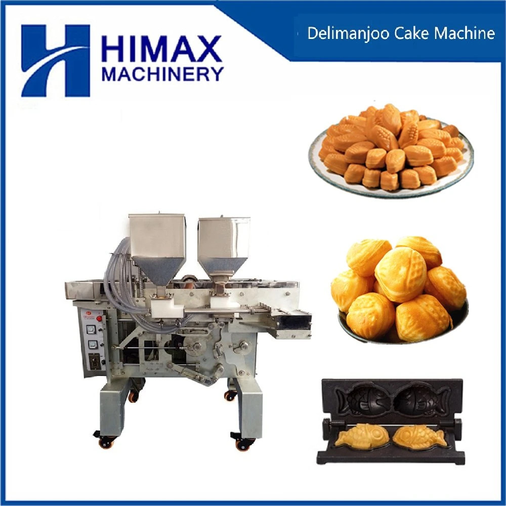 Mini Automatic Delimanjoo Fish Walnut Cake Mould Bakery Machine