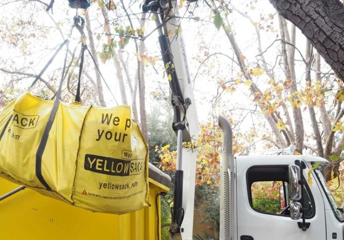 Sacs en vrac pour benne à ordures PP de 3 yards