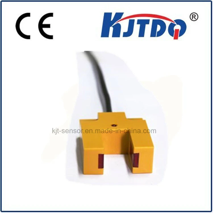 Kjtdq-U Type Housing Photoelectric Diffuse Sensor Yellow Color PNP NPN Output