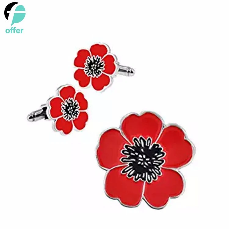 Remembrance Collectible UK Poppy Metal Pin Badges Brooch