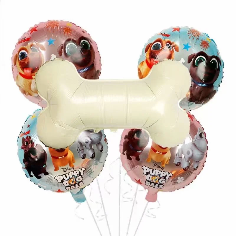 5pcs im Jahr 1 Foil Helium Ballon Set für Color-Themed Happy Geburtstagsfeiern