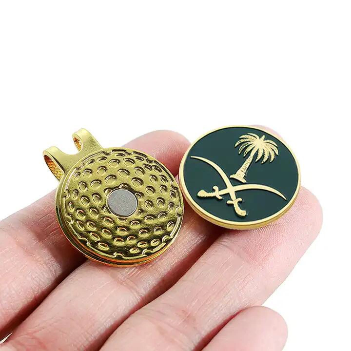 Golf Club Ball Marker Pin Engravable Golf Accessories Custom Saudi UAE Magnetic