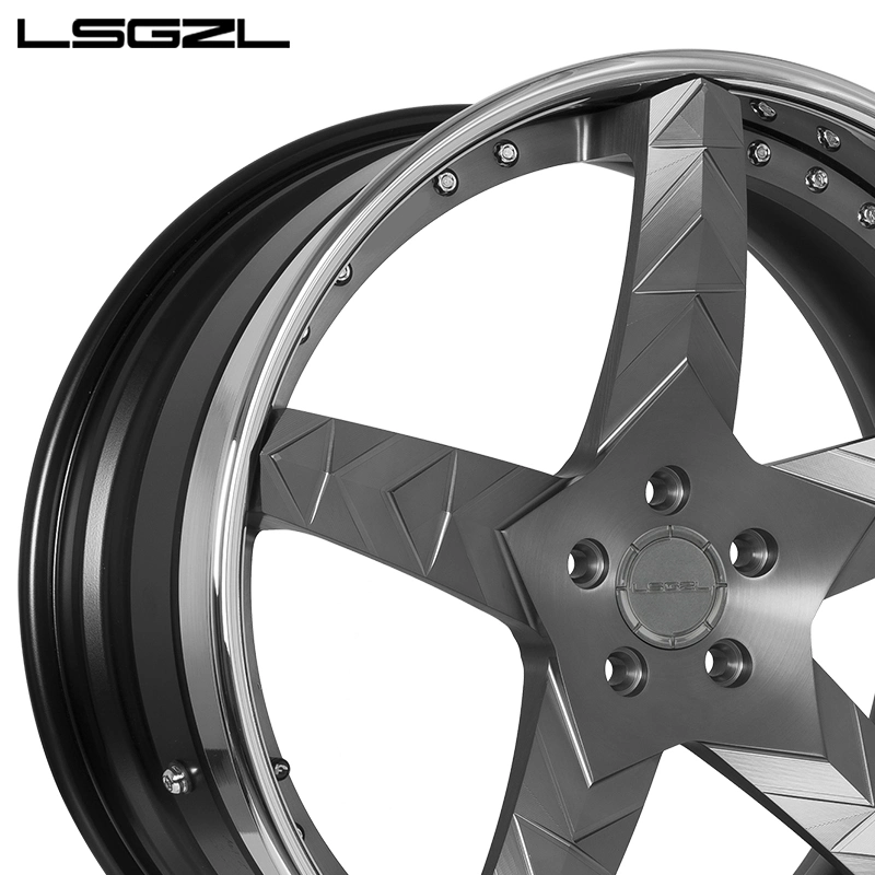 Lsgzl 17-26inch высокопрочные кованые колесные диски 5 спицы для Honda, Mercedes