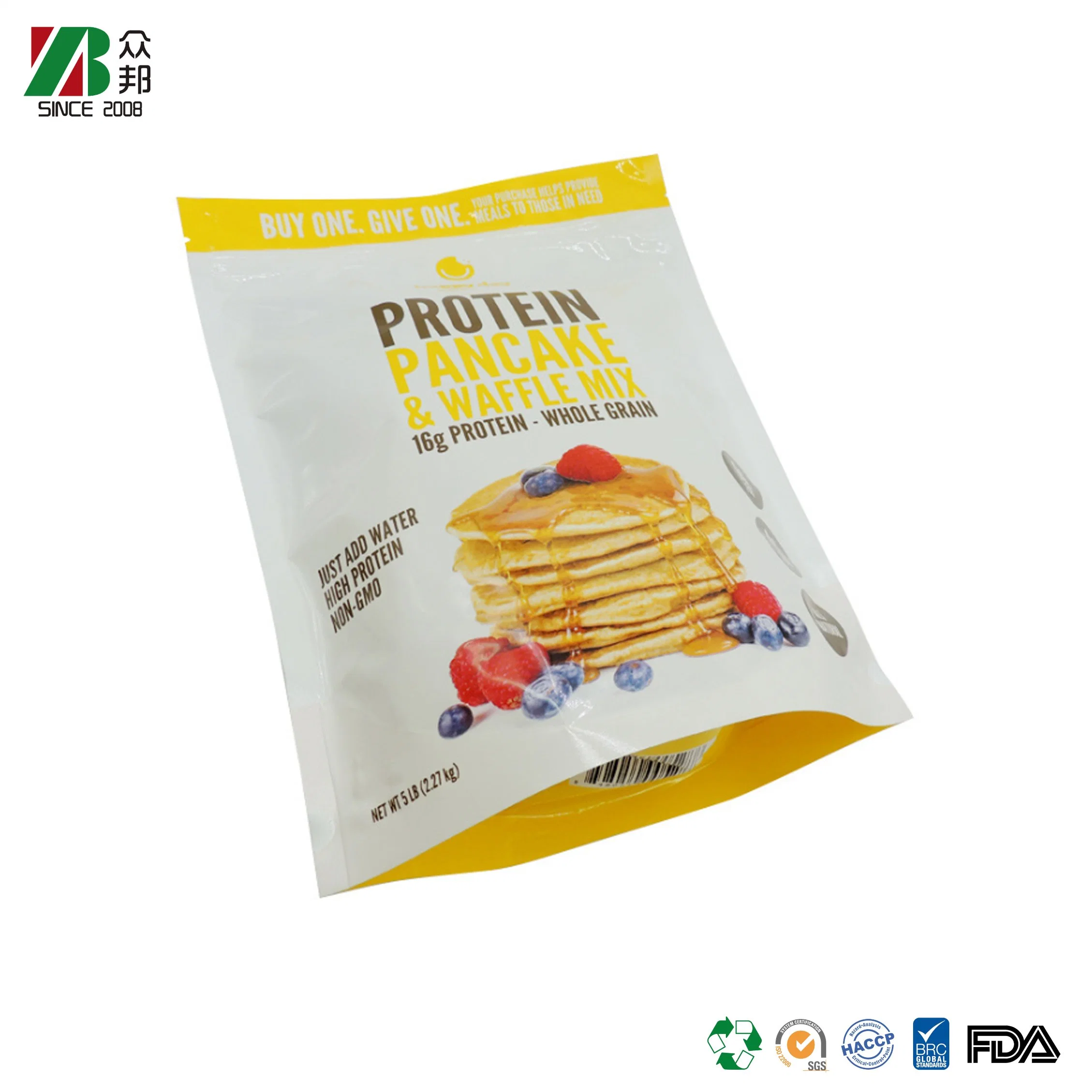 Custom Food Grade Reusable Zipper Stand up Plastic Roasted Mix Cashew Pouch Cake Peanut Packing Nuts Packaging Snack Bag