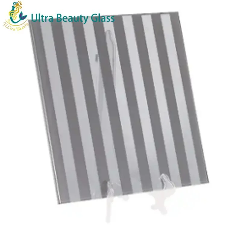 Custom Outdoor Glass Panels Silk Screen Printing Tempered Laminated Building Glass