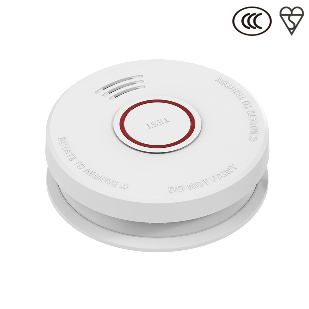 DC 9V Alkaline Battery Smoke Detector