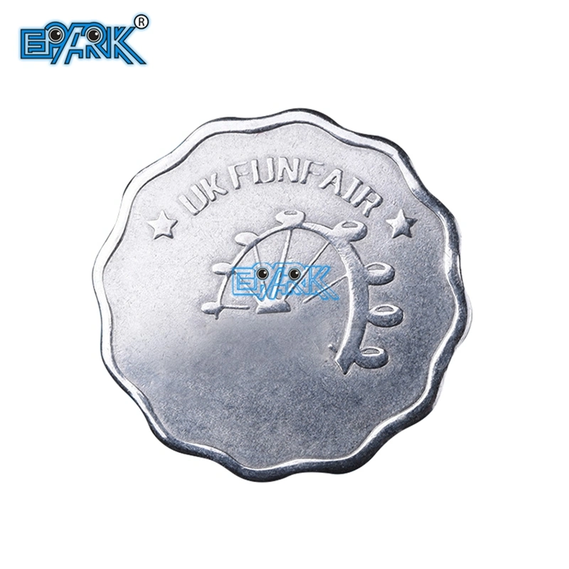 رمز العملة الممرات لعبة آلة لعبة العملة مخصص الفولاذ المقاوم للصدأ عملات معدنية لعبة العملات المعدنية