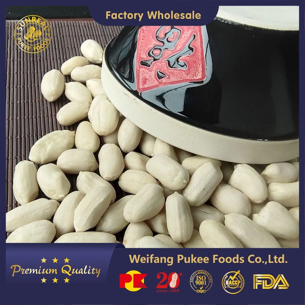 Raw Blanched Peanut Kernels From China New Crop