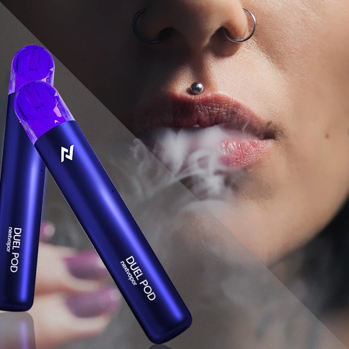 En regard de la vapeur Pod Vape stylo jetable remplaçables 1200 inhalations 4.0ml E Liquide vaporisateur rempli au préalable des cartouches avec 550mAh batterie rechargeable