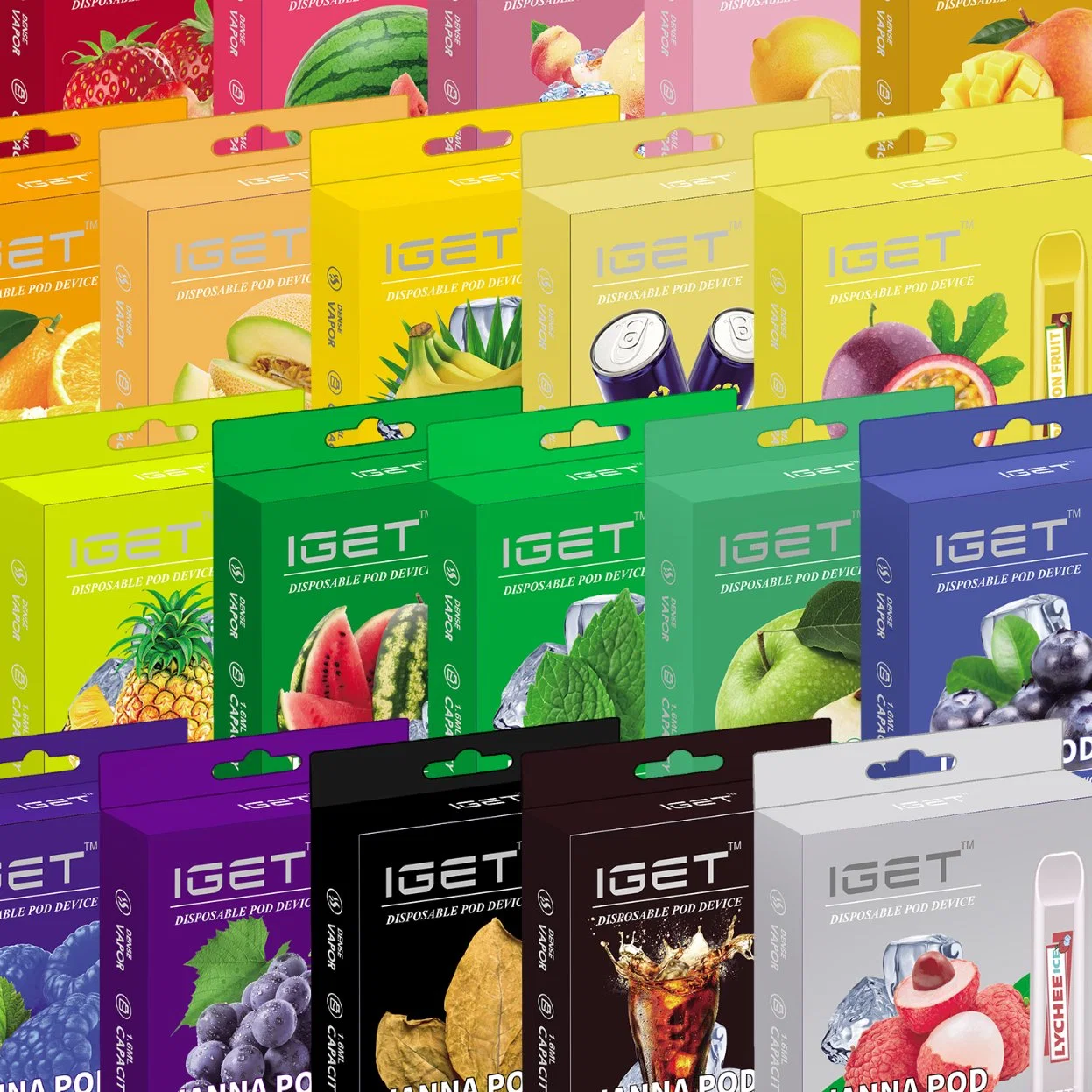 Top Selling Mini Disposable/Chargeable Electronic Cigarette Iget Janna E Cig From Iget Vape Factory