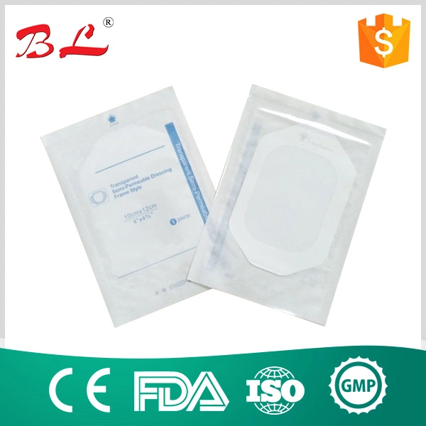 Catheter Fix PU Transparent Wound Dressing/Hospital Supply Transparent Dressing Film/ Wound Dressing, Best Seller