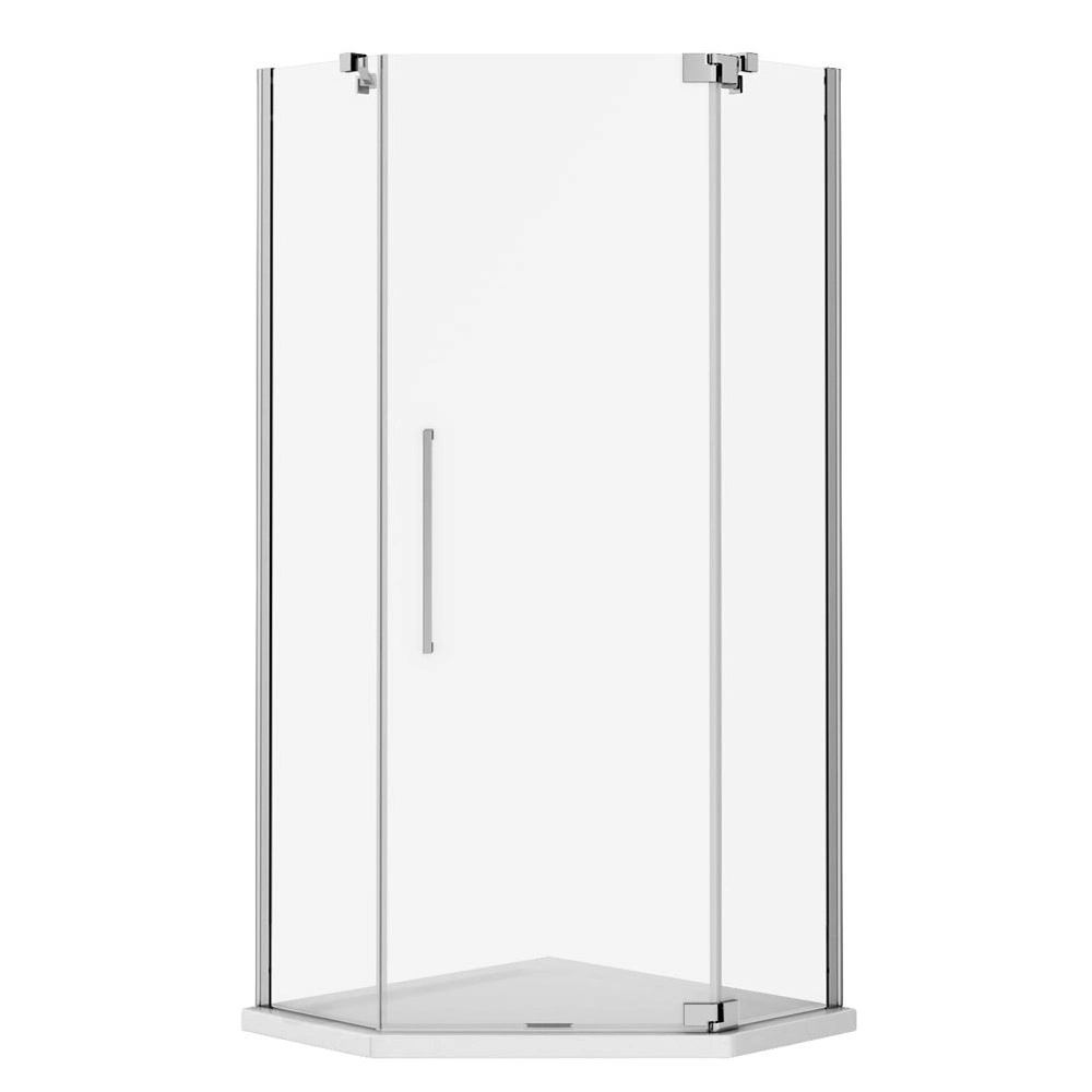 Hinge Diamond Shaped Shower Enclosure Shower Cabin Bathroom