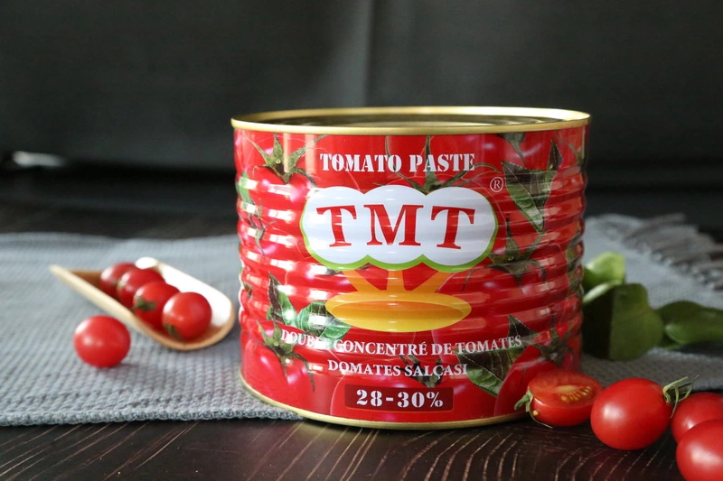 Preço de conservas de tomate China Fabricante 1000gmx12de estanho/CTN Tomate Xinjiang