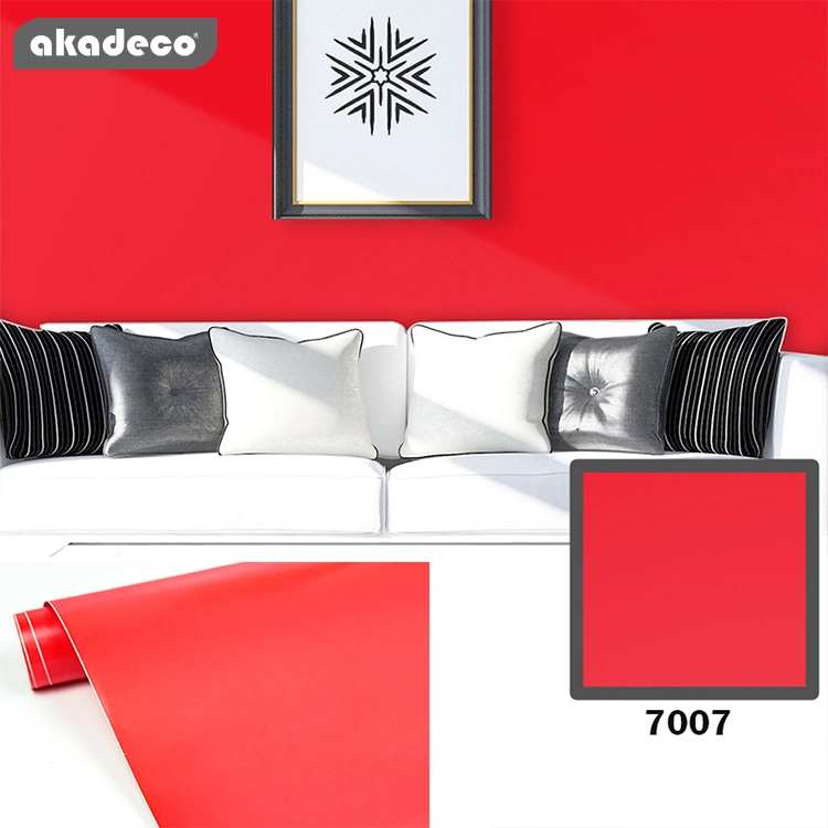 Akadeco Factory Wholesale/Suppliers All Kinds of Pure Pigment Wallpaper at Low Price Interior Decoration Self-Adhesive Wall Paper