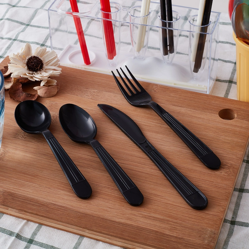 Serie Royal Disposable para mesa cuchillo/tenedor/cuchara de sopa/cuchara de té (J-104)