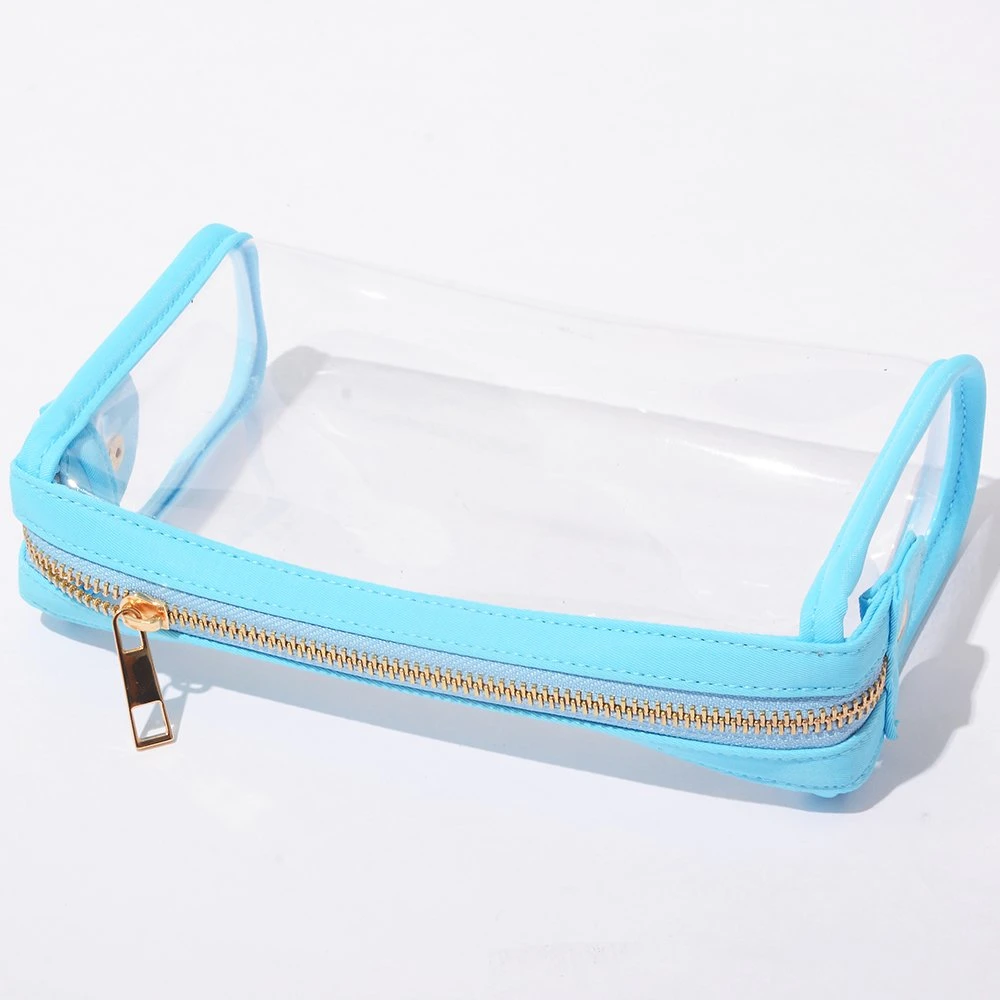 Multi Color Low MOQ Candy Make up Bag Zipper Portable Travel Storage Pouch Jelly Cosmetic Clear Bag