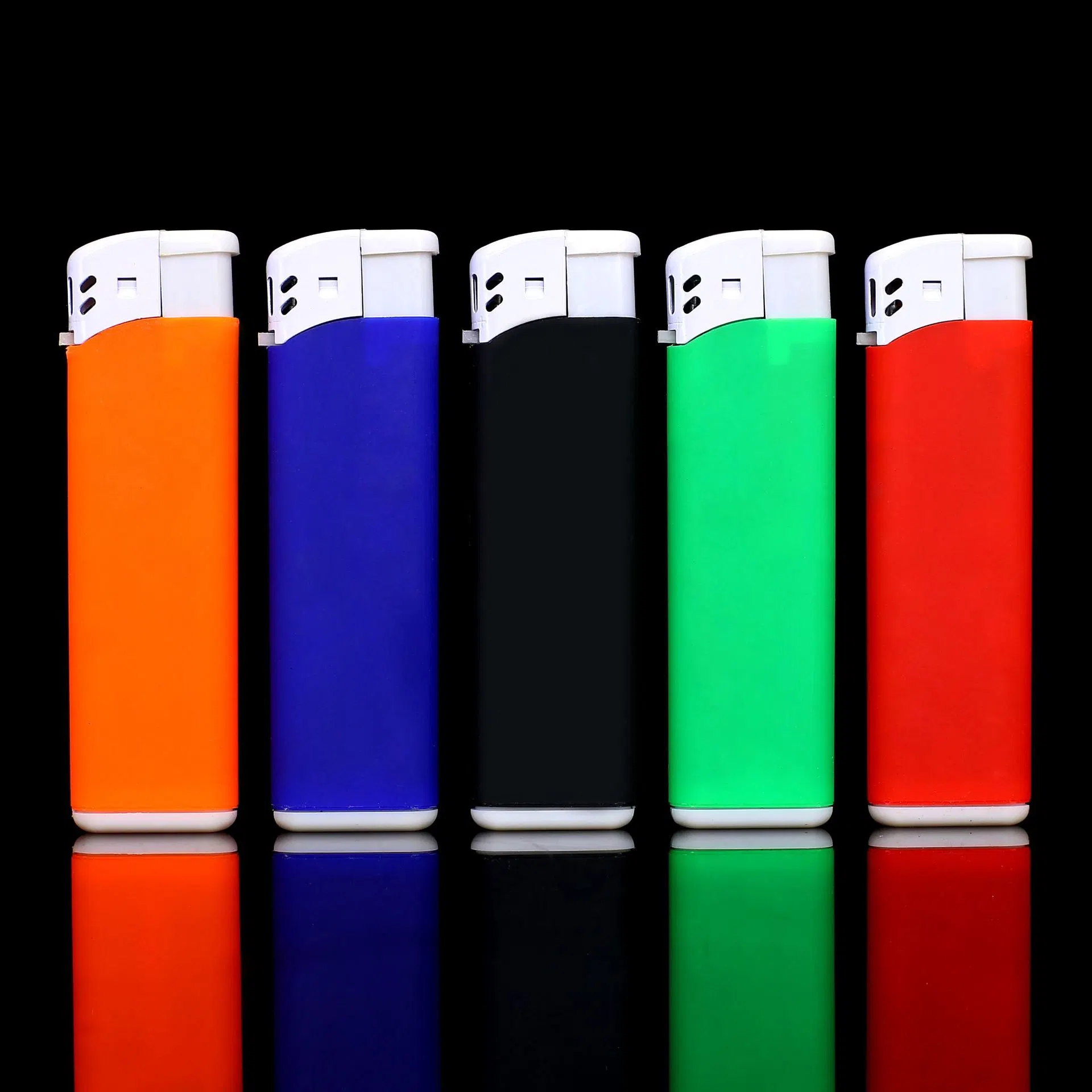 Explosion-Proof Color Gas Open Flame Lighter Free Printing Plastic Disposable Lighter