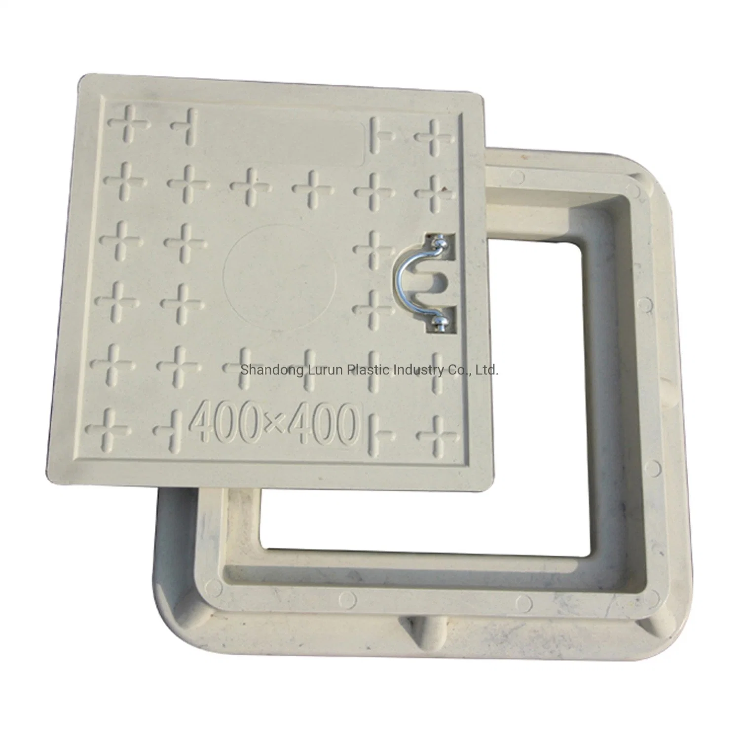 Square 500X500 SMC Composite Resin Double Layer Insulation Manhole Cover