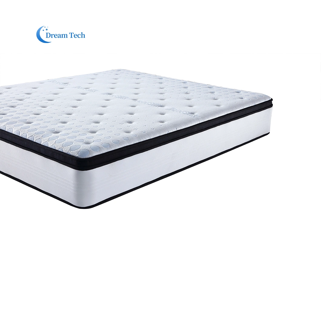 China Wholesale/Supplier Gel Memory Foam Size King Size Single Super Soft Spring Hybrid Mattress