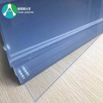 3mm Thick Crystal Clear Rigid PVC Sheet Board for Cold Bending