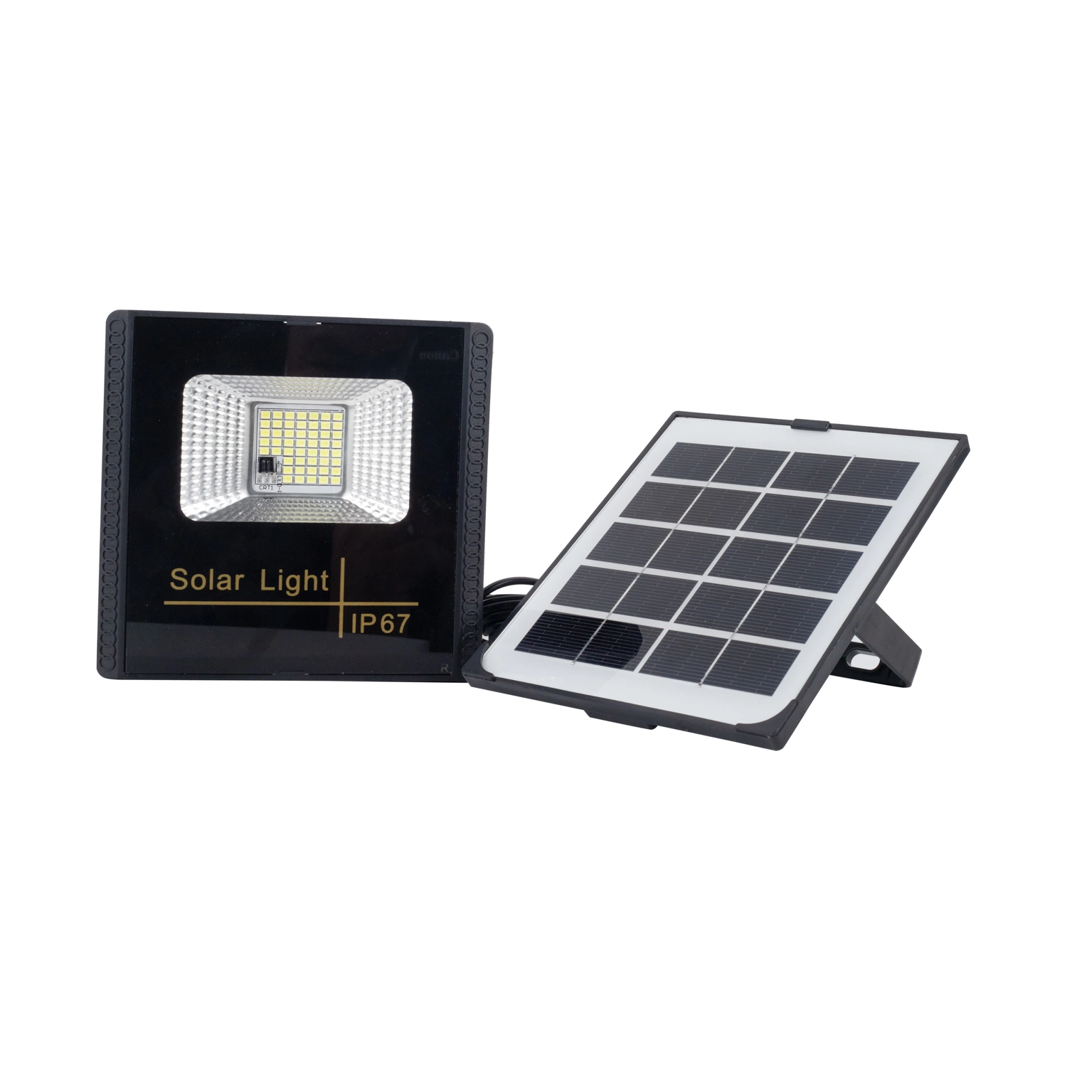 Outdoor/Indoor SMD/COB 25W LED Solar Floodlight with Optical Sensor&Remote Control