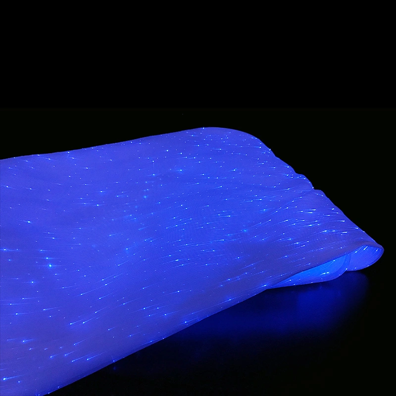 Spandex Lace Light up Emitting LED Luminous Glow in The Dark Fabric