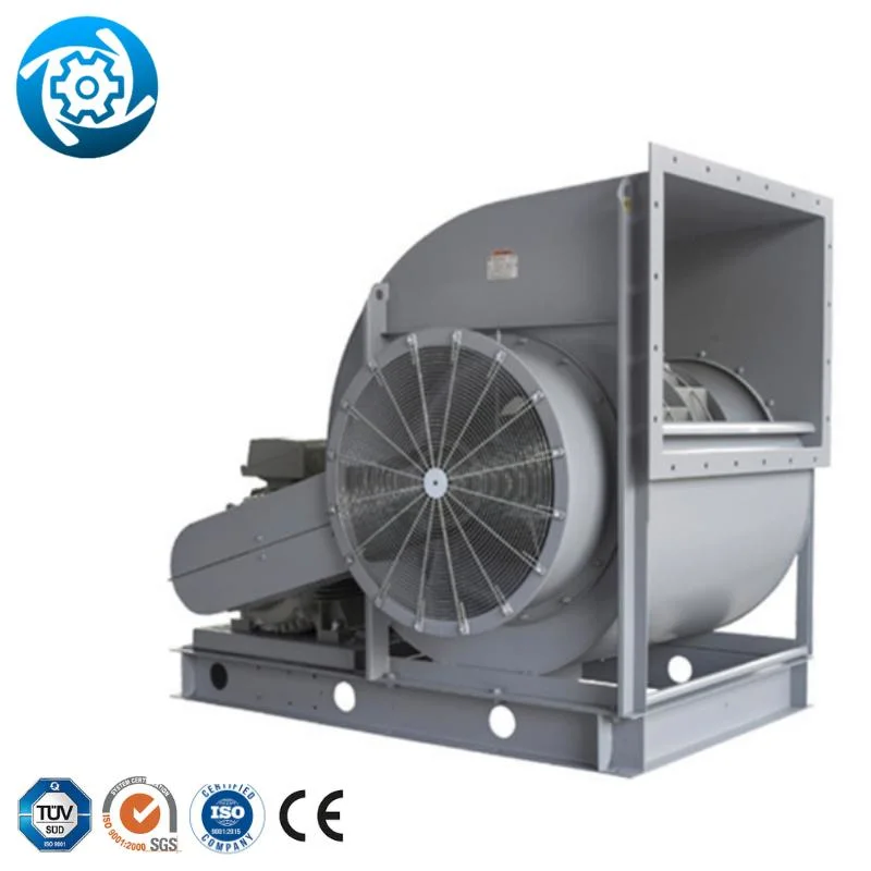 Ciment de grand volume pour ventilateur entraîné à accouplement conforme à la norme API 673 de Chine Transport de poussière ventilateur centrifuge passivation de pickling en acier inoxydable