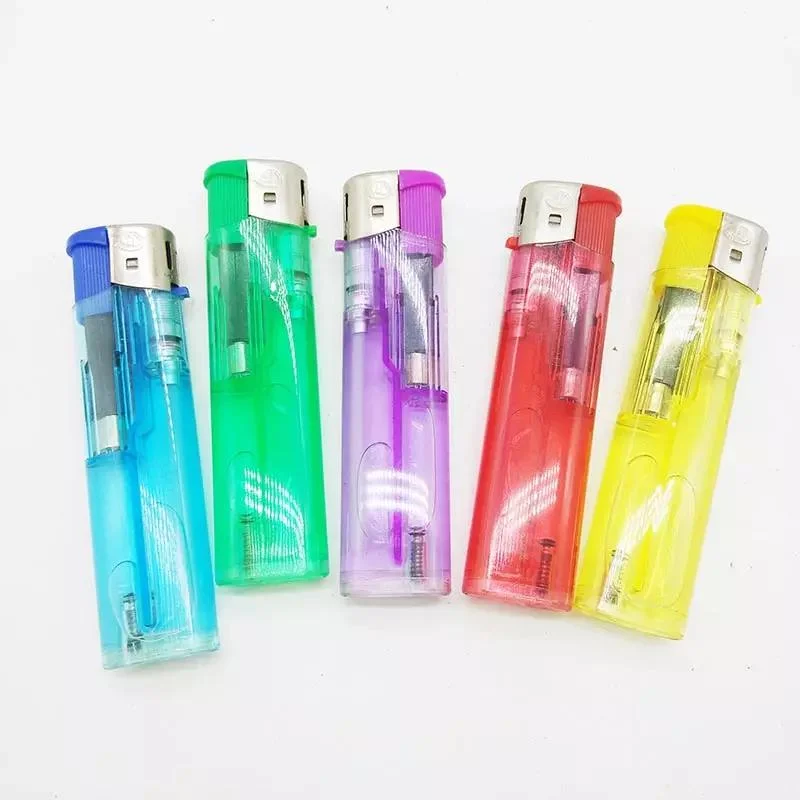 Disposable Cheap Plastic Gas Lighters Refillable Kitchen Butane Flame Lighter Unique China Wholesale/Supplier Cool Electronic Lighter