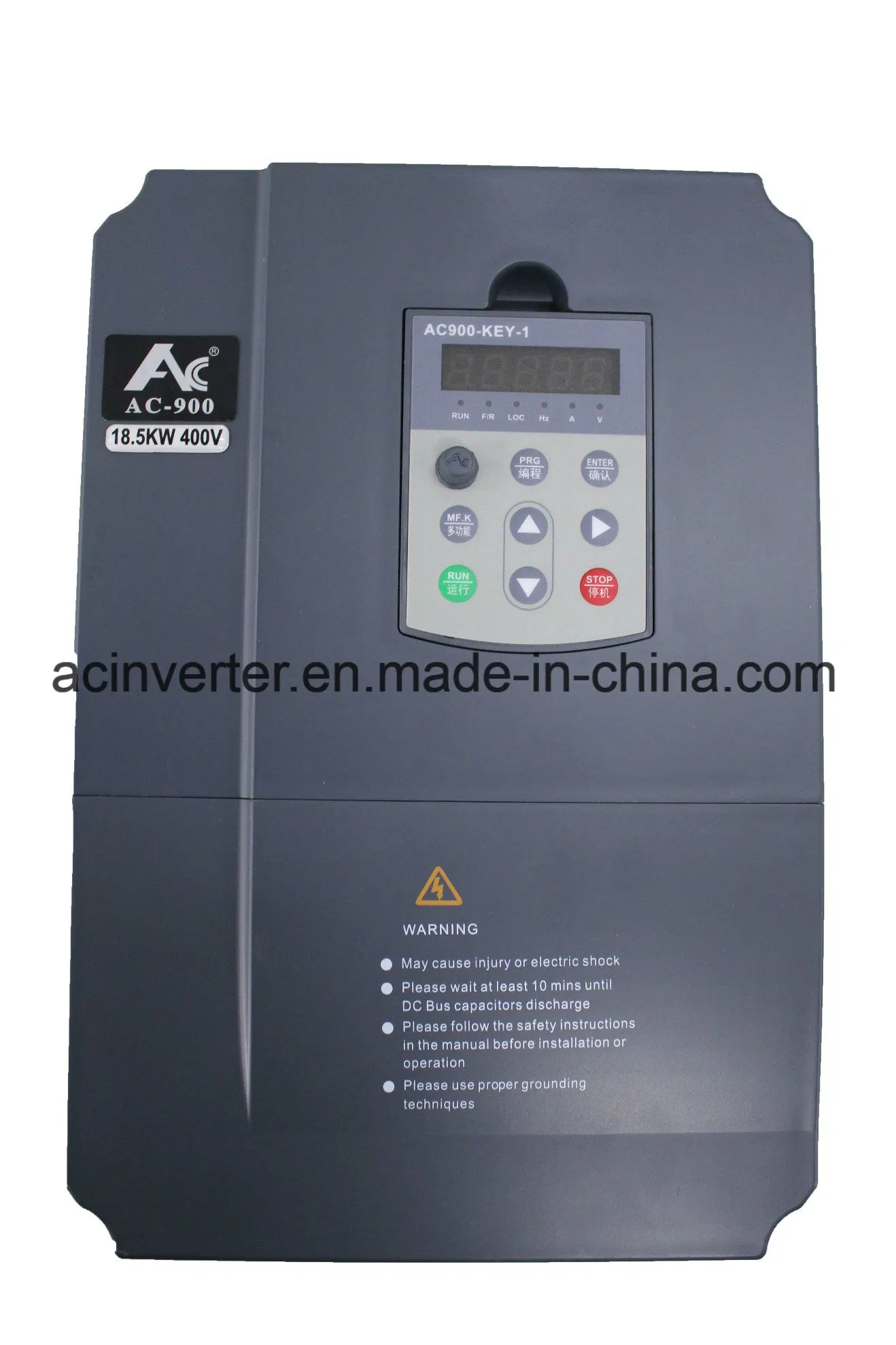 AC400V AC Motor Industrial Drive Variable Voltage Variable Frequency Inverter 3p 5.5kw with User Manual