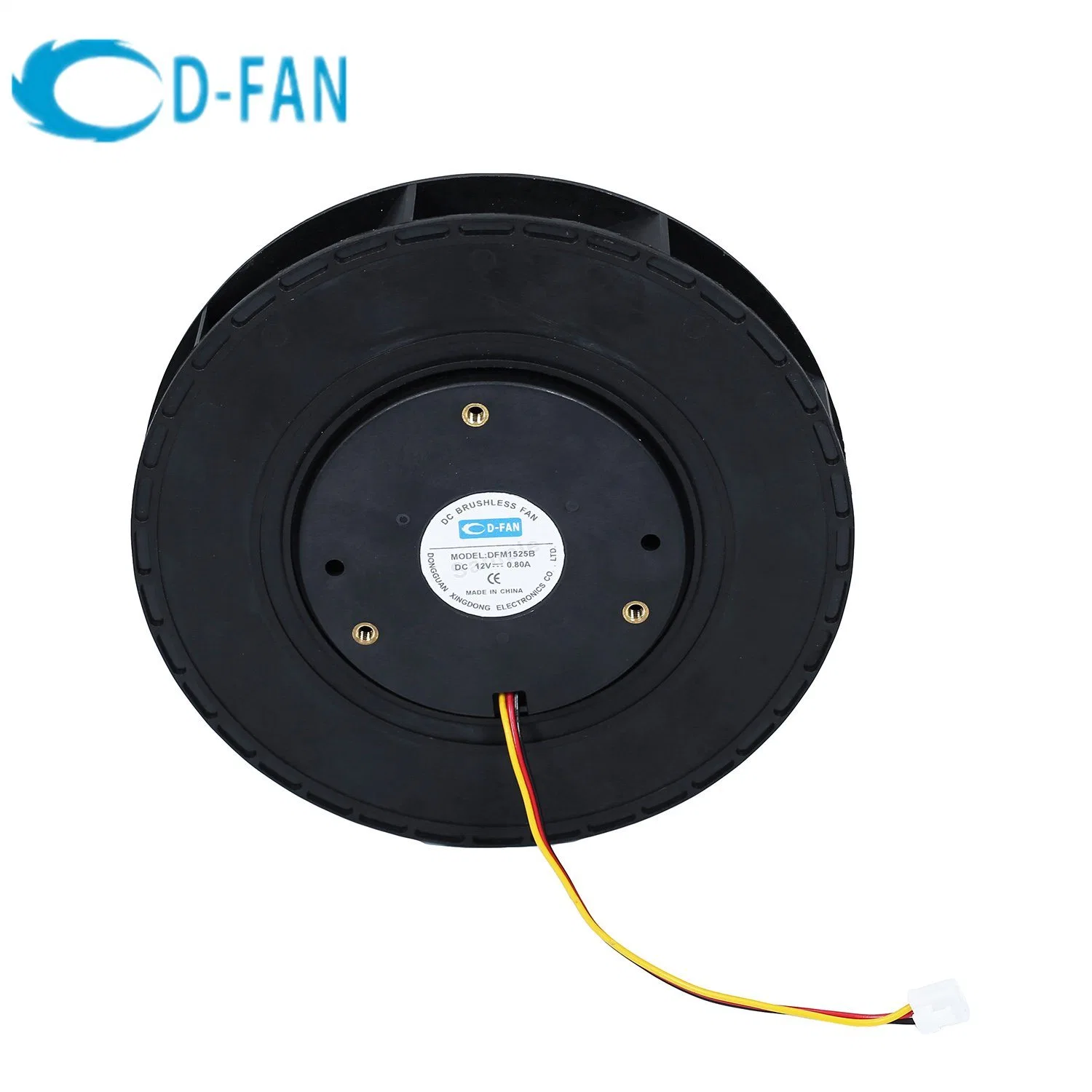 Circular 150*150*25mm 15025 Ball Bearing Exhaust Frameless Cooling Fan High Air Flow