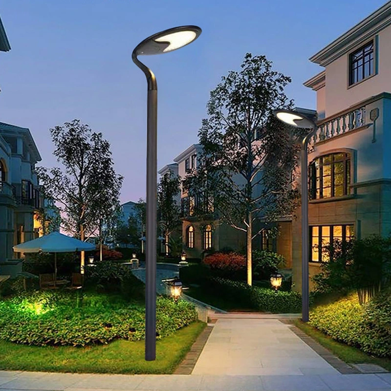 LED Wasserdicht IP65 Auffahrt Yard Beleuchtung Straße Post Top Lampe Solar Garden Light