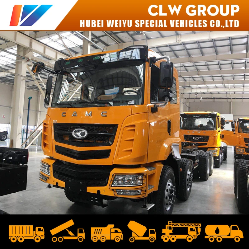 Heavy Duty 50t Air Suspension 6-Wheel Camc 4X2 6X4 Prime Mover Truck Trailer Tractor Head 430HP Euro 6 Emmission for Singapore