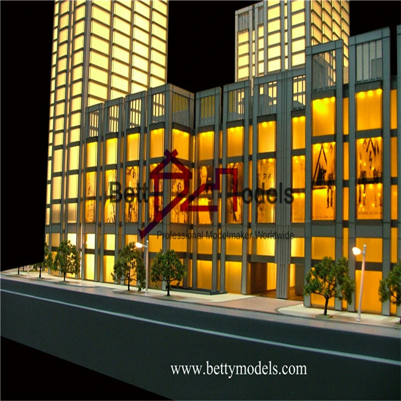 Commercial Building Scale Model Making shopping Mall Architectural Physical Model