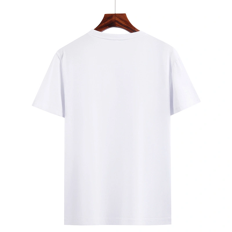 Personalizado de alta calidad de impresión de logotipo de OEM publicidad promocional camisetas en blanco