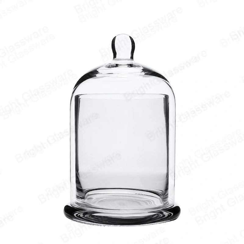 New Design 2022 Glass Bell Dome High quality/High cost performance  Wholesale/Supplier Glass Bell Dome for Candle