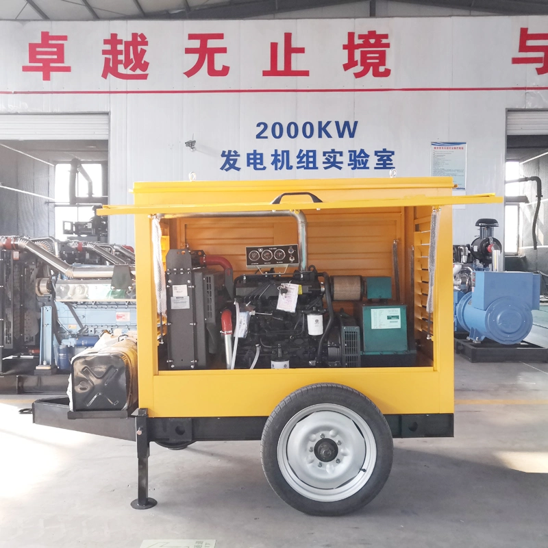 10kw Trailer with Low Frequance, Low Emission, Low Noise Weichai Engine