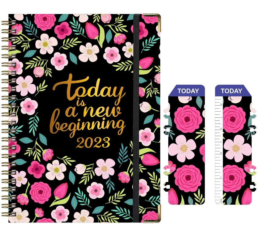 Hot Sale New 2023 A5 Planner Spiral Notebook Weekly Plan Schedule Calendar Notebook