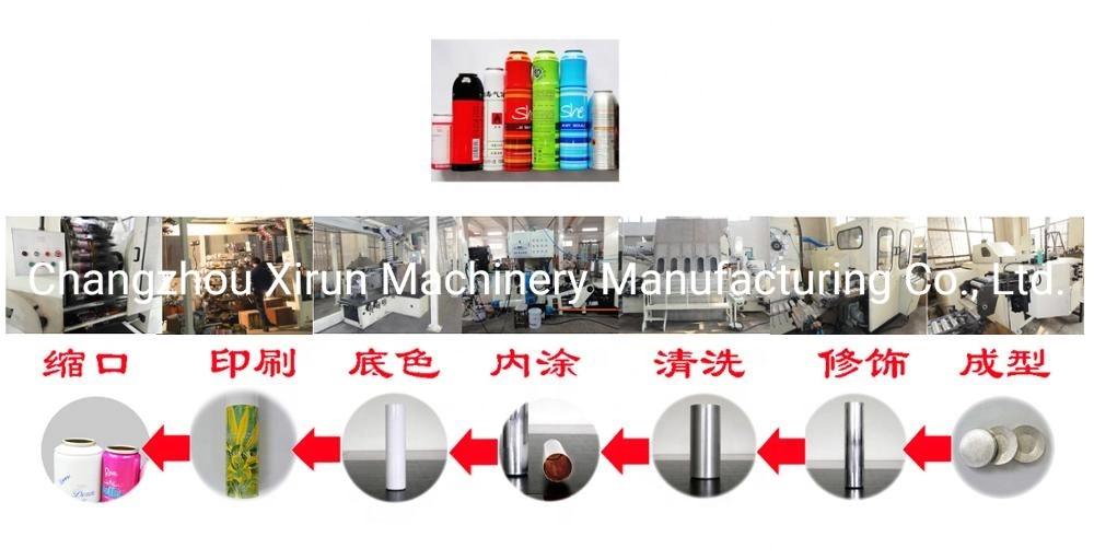 New Type Spray Water Washing Machine for Aluminum Deodorant Can in Aluminum Aerosol Can Line