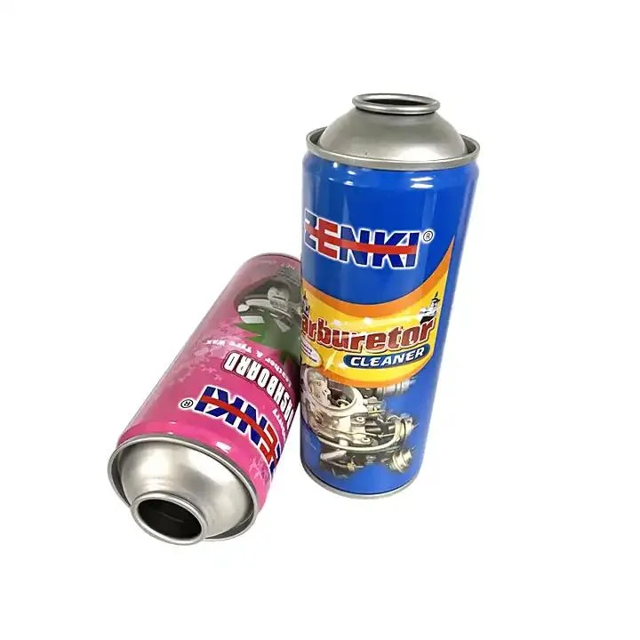 Precio de fábrica 52 mm diámetro almacenamiento de material metálico Aerosol Tin Puede