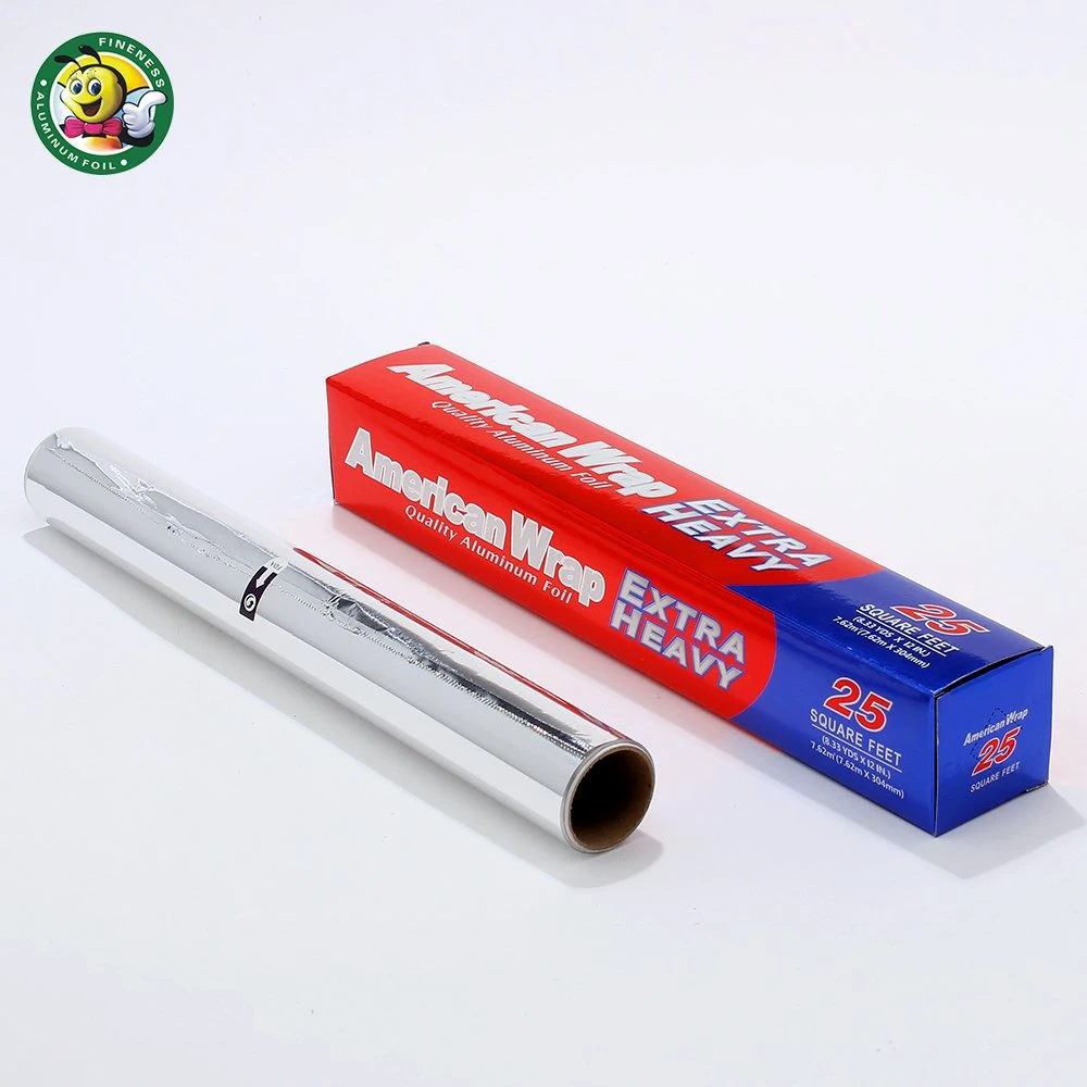 Heavy Duty Household Aluminum Foil Food Grade Catering Aluminum Foil Roll Barbecue Baking Aluminum Foil Paper